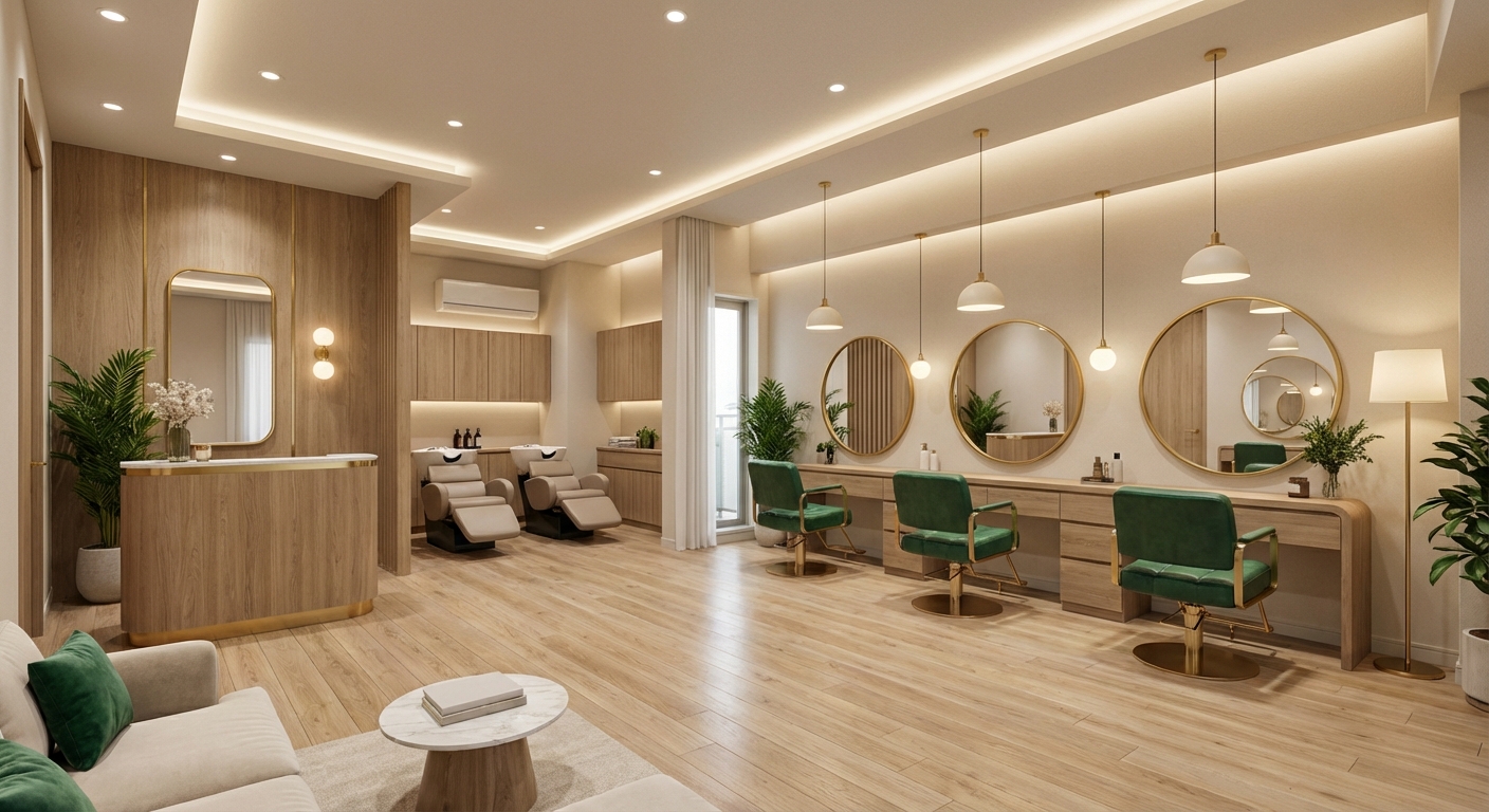 美容室の内装トレンド最前線！集客を最大化するデザイン戦略